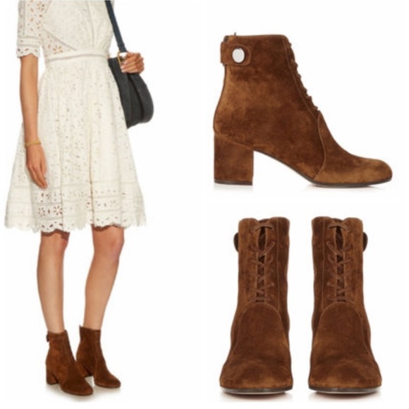 Gianvito Rossi Finlay Mid Bootie in size 37 - Picture 2 of 13